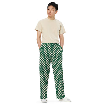 Canine Collective: King Cornelius the Pomsky Lounge Pants in British Racing Green