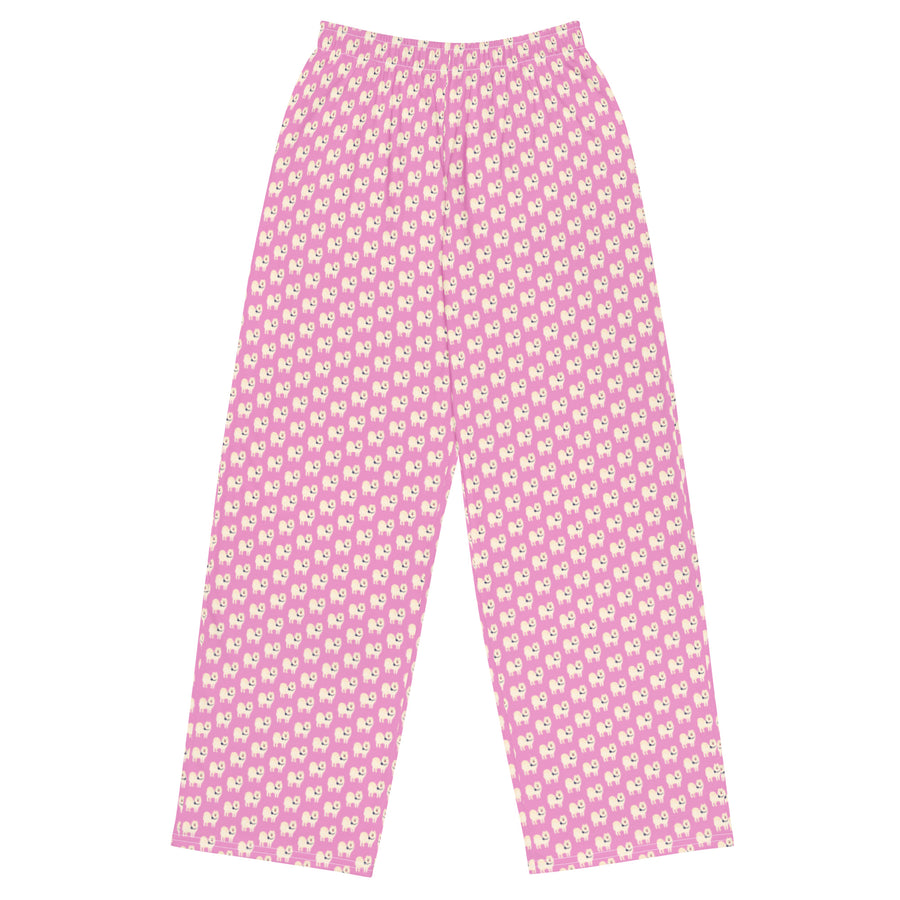 Canine Collective: King Cornelius the Pomsky Lounge Pants in Lavender Rose