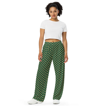 Canine Collective: Golden Retriever Lounge Pants in British Racing Green