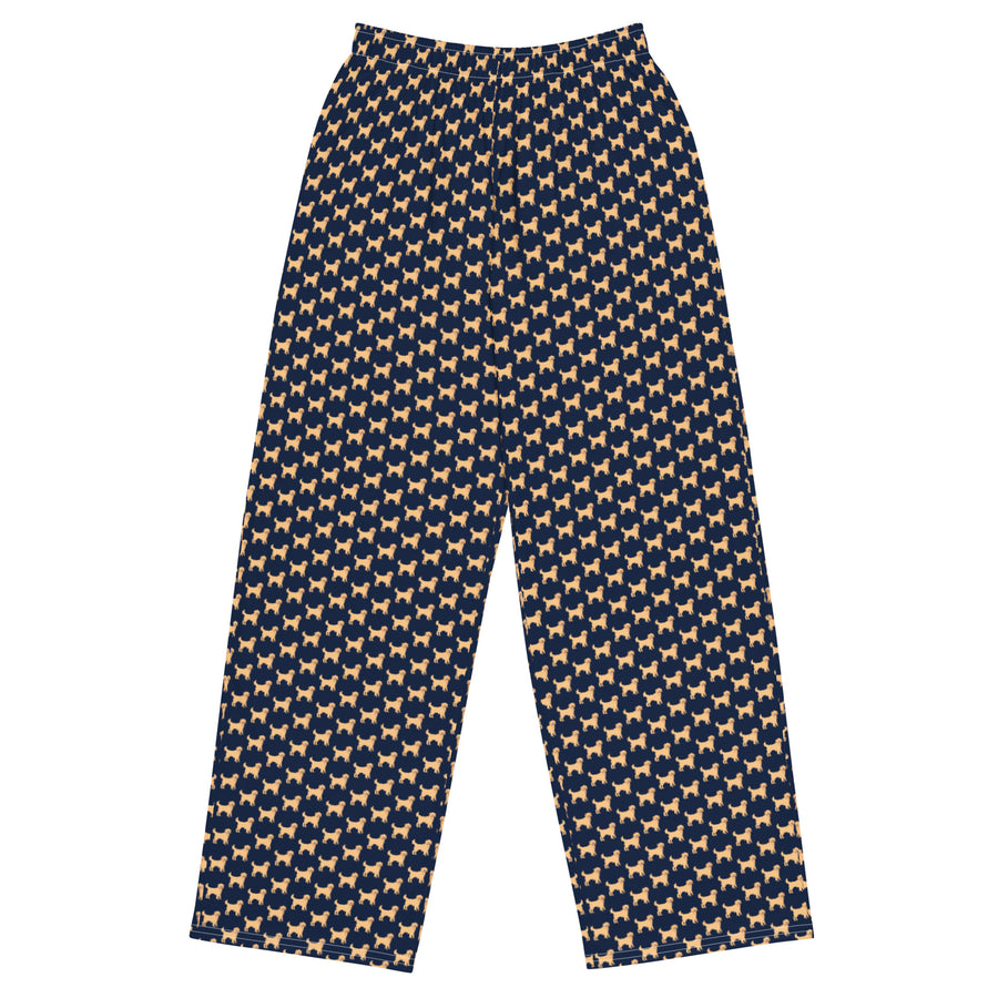 Canine Collective: Golden Retriever Lounge Pants in Navy