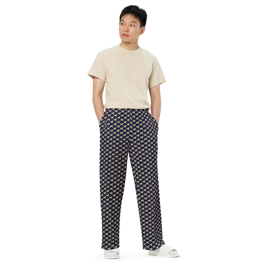 Canine Collective: Golden Retriever Lounge Pants in Navy