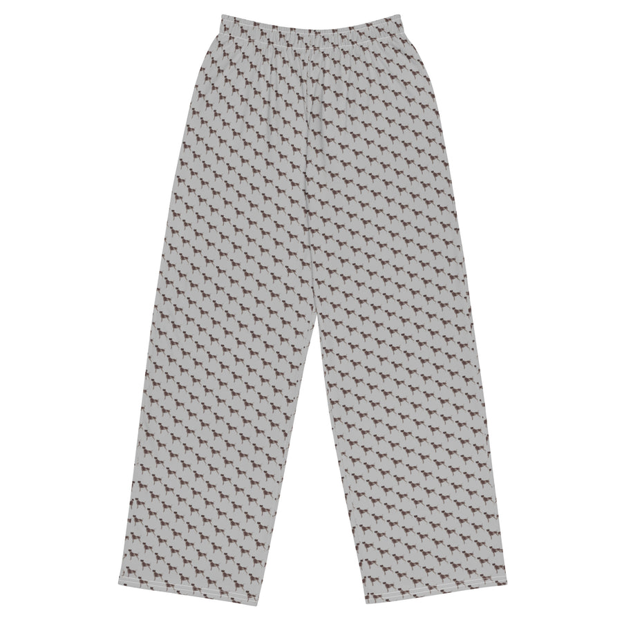 Canine Collective: GSP (German Shorthaired Pointer) Lounge Pants in Silver