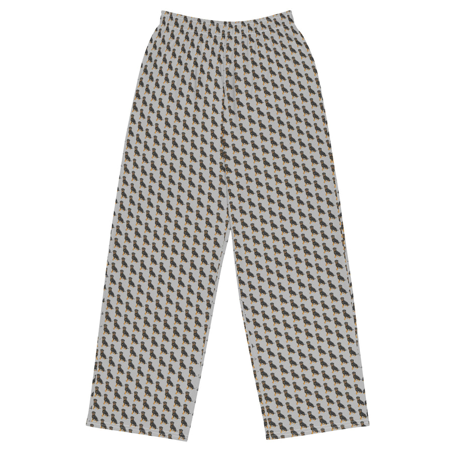 Canine Collective: Rottweiler Lounge Pants in Silver