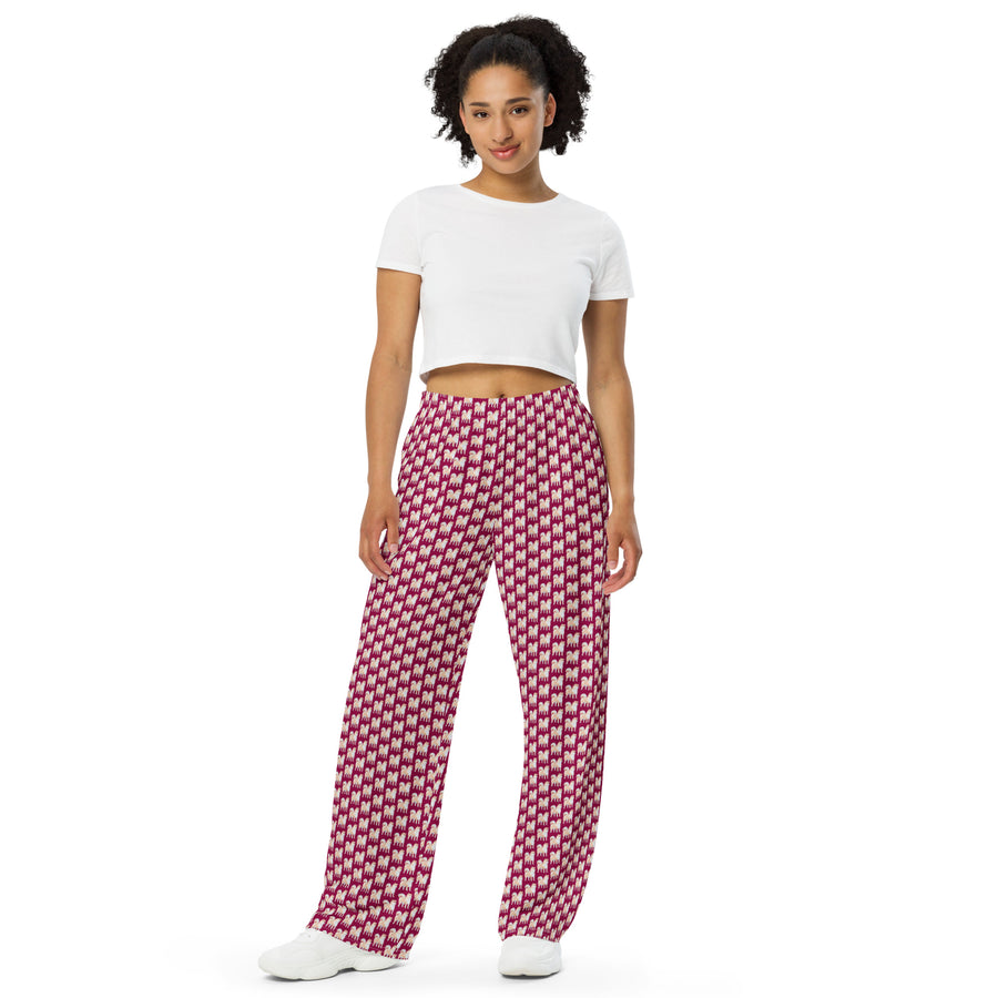 Canine Collective: Akita Lounge Pants in Burgundy