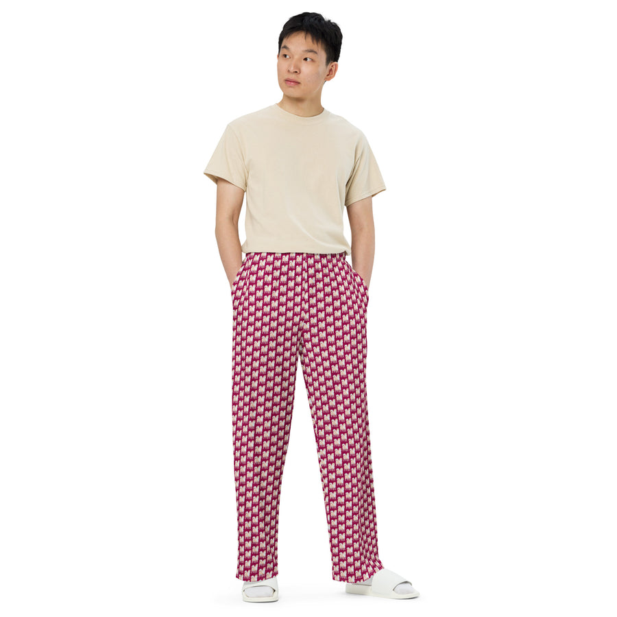 Canine Collective: Akita Lounge Pants in Burgundy