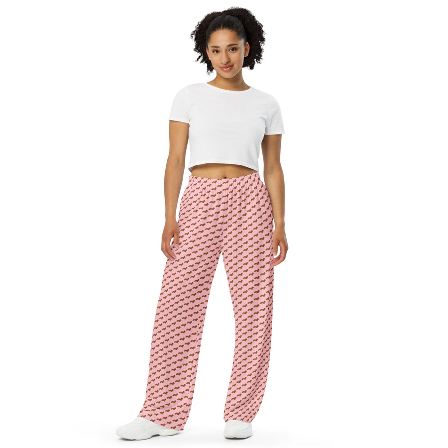 Canine Collective: Dachshund Lounge Pants in Pink