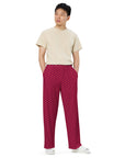 Canine Collective: Dachshund Lounge Pants in Burgundy