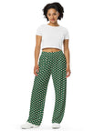 Canine Collective: Pug Lounge Pants in British Racing Green