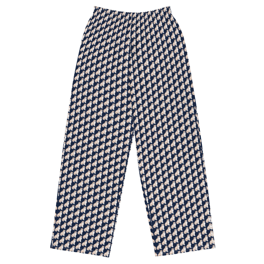 Canine Collective: American Bulldog Lounge Pants in Navy