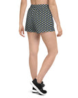 "Queen of the Pickleball Court" Athletic Shorts in Navy/Gold/White