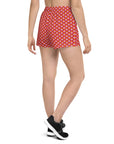 "Queen of the Pickleball Court" Athletic Shorts in Red