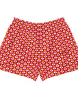 "Queen of the Pickleball Court" Athletic Shorts in Red