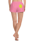 "Queen of the Court" Pickleball Shorts Baby Blue/Pink