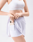 High Waist Active Skort with Pockets