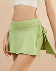 High Waist Active Skort with Pockets