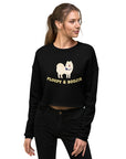 Canine Collective: King Cornelius of Pomerania "floofy & boujie" Crop Sweatshirt