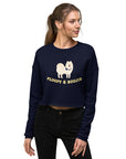 Canine Collective: King Cornelius of Pomerania "floofy & boujie" Crop Sweatshirt