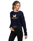 Canine Collective: Golden Retriever "Stay Golden" Crop Sweatshirt