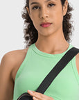 Via Venustas - Racerback Cropped Sports Tank, Fitness Top