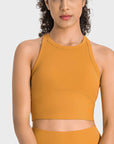 Via Venustas - Racerback Cropped Sports Tank, Fitness Top