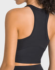 Via Venustas - Racerback Cropped Sports Tank, Fitness Top